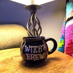 Witch's Brew Black Cauldron Mug